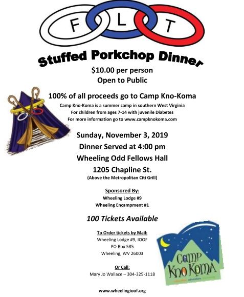 Annual Pork Chop Dinner to Benefit Camp Kno-Koma, Diabetes Camp of West Virginia 16